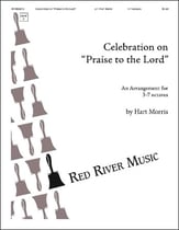 Celebration on Praise to the Lord Handbell sheet music cover